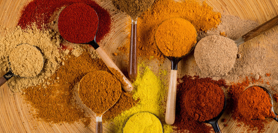 Ground spices and blends from all over the world